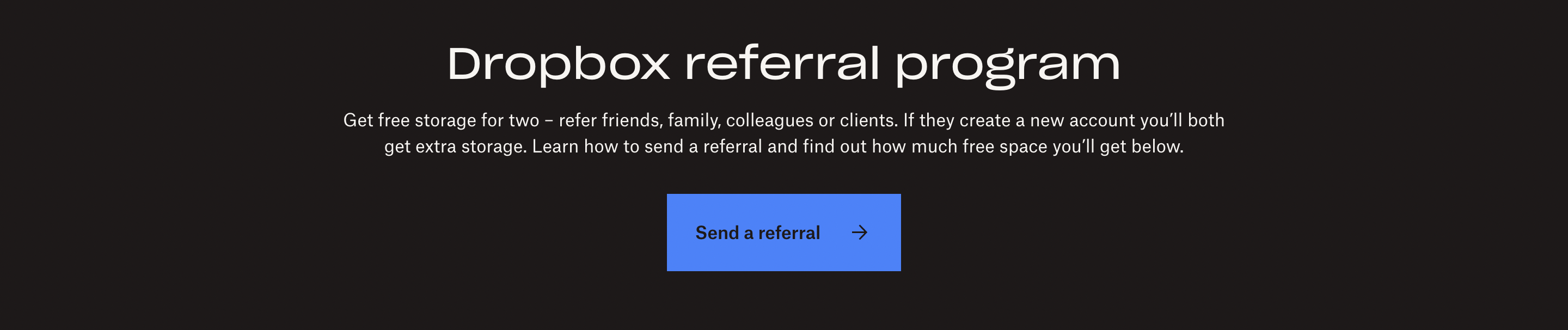 Dropbox refer a friend